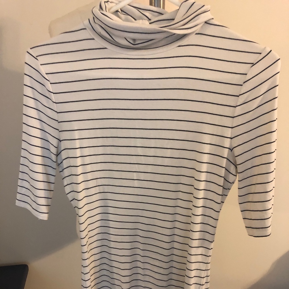 Turtle Neck Striped